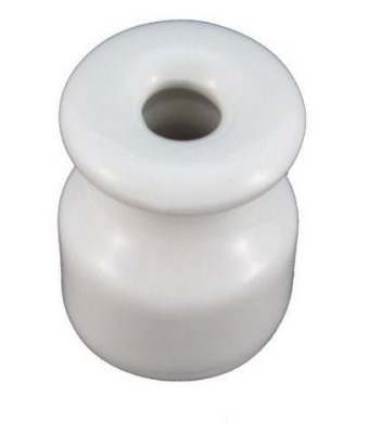 Изолятор Леанза, фарфор, bianco (белый) (арт. ИБ)