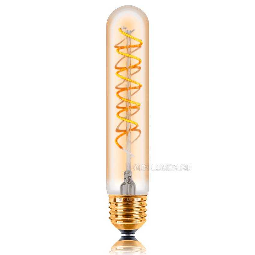 Качественная картинка Лампочка LED Sun Lumen, E27 (5W), золотая, арт. 057-394