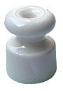 Качественная картинка Изолятор Villaris, размер D19 х H24 мм, керамика, белый