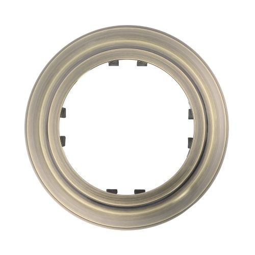 Рамка LKstudio, серия Vintage, пластик, круглая, бронза