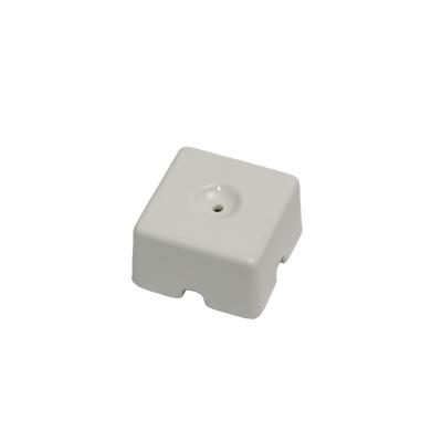 Ретро распределительная коробка Interior Electric, серия "КРОМ", керамика, D77, белый