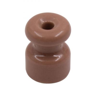 Изолятор для наружного монтажа Bironi, R, керамика, цвет капучино