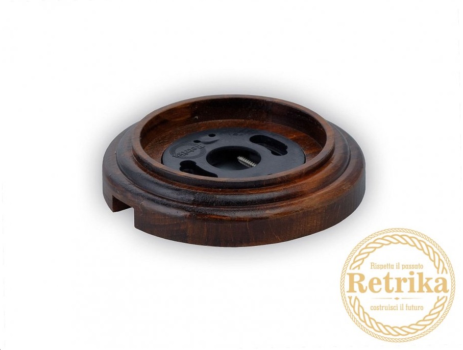 Ретро рамка Retrika, дерево, серия овал, темный дуб