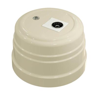 Ретро розетка ТВ Мезонин, коллекция Усадьба, пластик, слоновая кость Ретро розетка ТВ Мезонин, коллекция Усадьба, пластик, слоновая кость