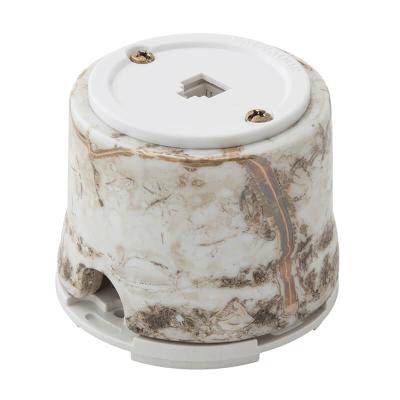 Ретро розетка телефонная Salvador, фарфор, наружный монтаж, коллекция "Мрамор" Ретро розетка телефонная Salvador, фарфор, наружный монтаж, коллекция "Мрамор"