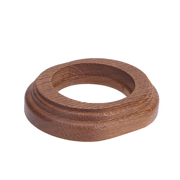 Ретро рамка Salvador, дерево, овальная, наружный монтаж, дуб коричневый