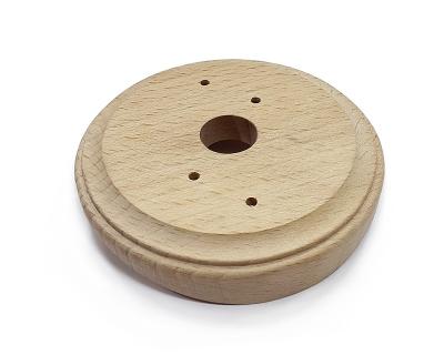 Ретро рамка на бревно 200-240 мм Lindas под распределительную коробку, бук натуральный