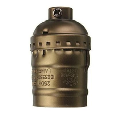 Патрон E27 Sun Lumen, алюминий, бронза темная (арт. 058-247)