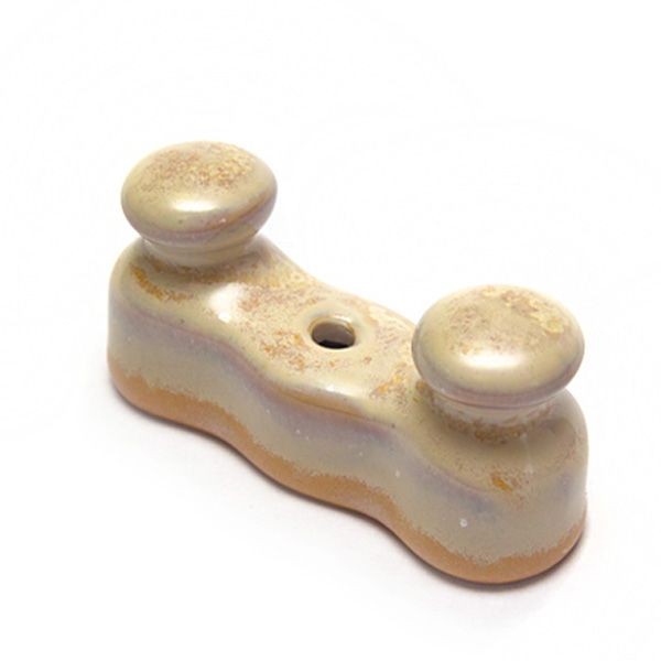 Качественная картинка Изолятор двойной Salvador, фарфор, бежевый (IS12GD)