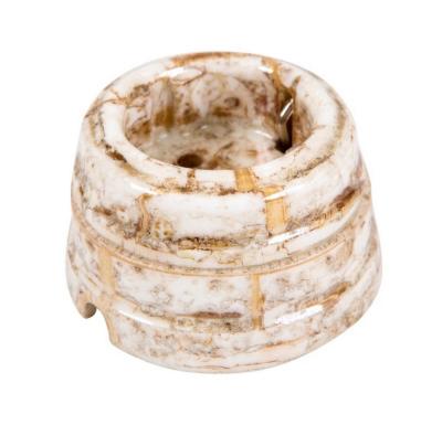 Ретро розетка электрическая Мезонин, Царское село, фарфор, с подъемной рамкой, дворцовый мрамор Ретро розетка электрическая Мезонин, Царское село, фарфор, с подъемной рамкой, дворцовый мрамор