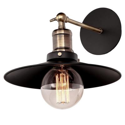 LOFT IT Бра  1x60W Цоколь E27 D 260 Металлическая арматура, цвет - черный матовый.