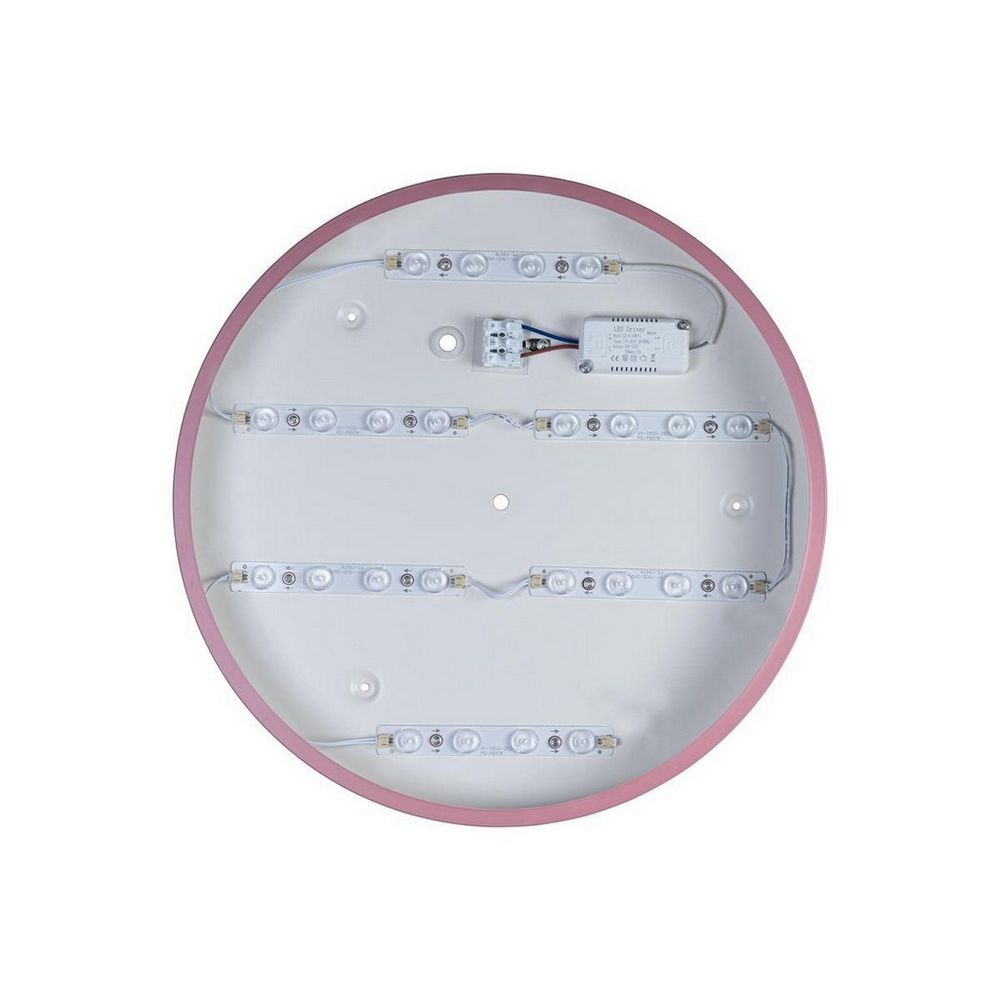 Качественная картинка LOFT IT Потолочный светильники 24 Вт D400*50мм розовый пластиковый (арт. 10002/24 Pink)