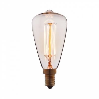 Лампочка Эдисона Лофт IT ST48, E14, 40W, прозрачная