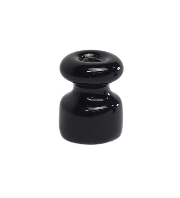 Качественная картинка Изолятор Interior Electric, размер D23 х H18 мм, керамика, черный