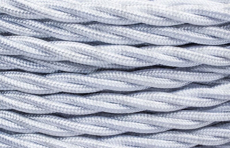 Качественная картинка Ретро провод витой Bironi белый глянец