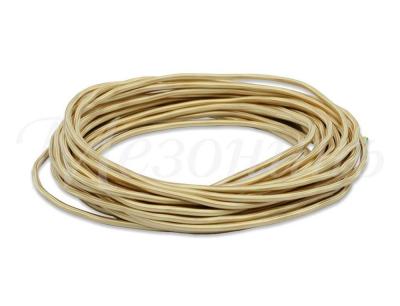 Ретро провод декоративный круглый Мезонин, 2х0,75, песочное золото