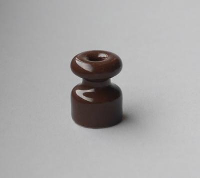 Изолятор Villaris, размер D19 х H24 мм, керамика, коричневый