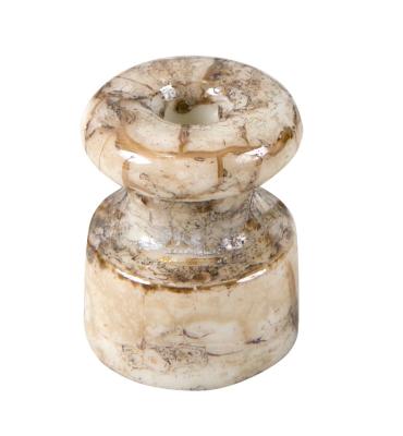 Ретро изолятор Мезонин, фарфор, коллекция Царское село, D18,5х24мм., Дворцовый мрамор