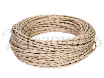 Ретро провод витой Мезонин, слоновая кость Ретро провод витой Мезонин, слоновая кость