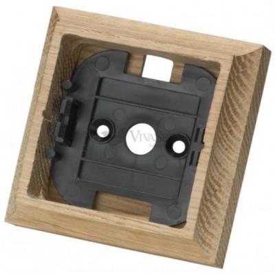 Ретро рамка Villaris, серия Empty, дуб, квадратная, наружный монтаж, натуральный дуб