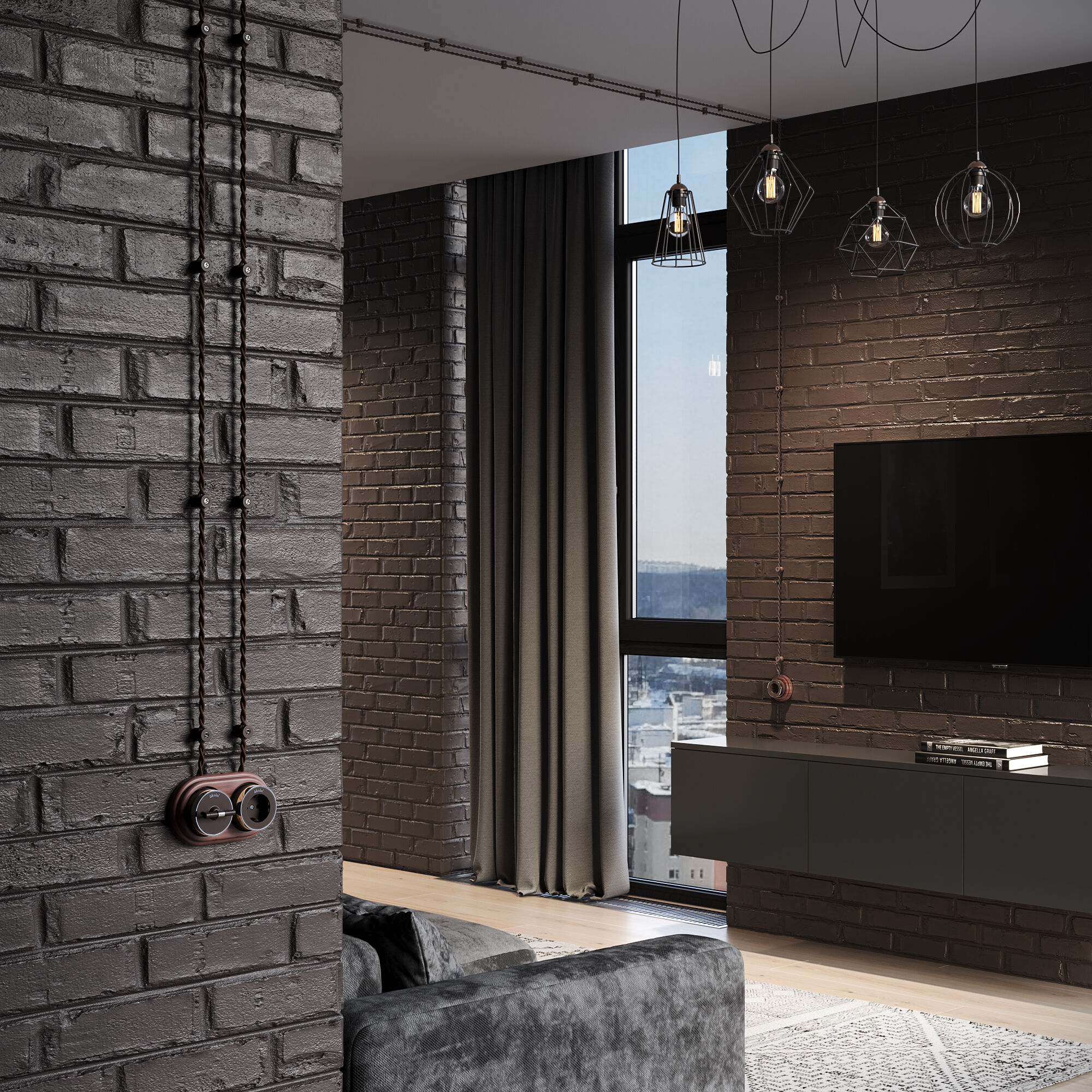 Качественная картинка Комплект изоляторов Werkel пластик 100 шт., мокко матовый Vintage