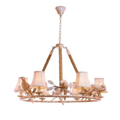 LOFT IT Люстры Подвесные люстры 6x60W Цоколь E14 H900-1800 D640 материал основани: Металл+Пеньковый 