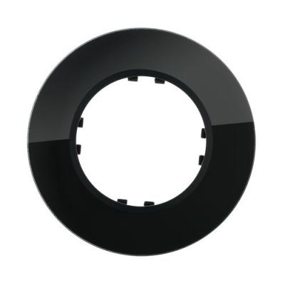 Рамка LKstudio, серия Vintage, круглая, 1 пост, темное стекло