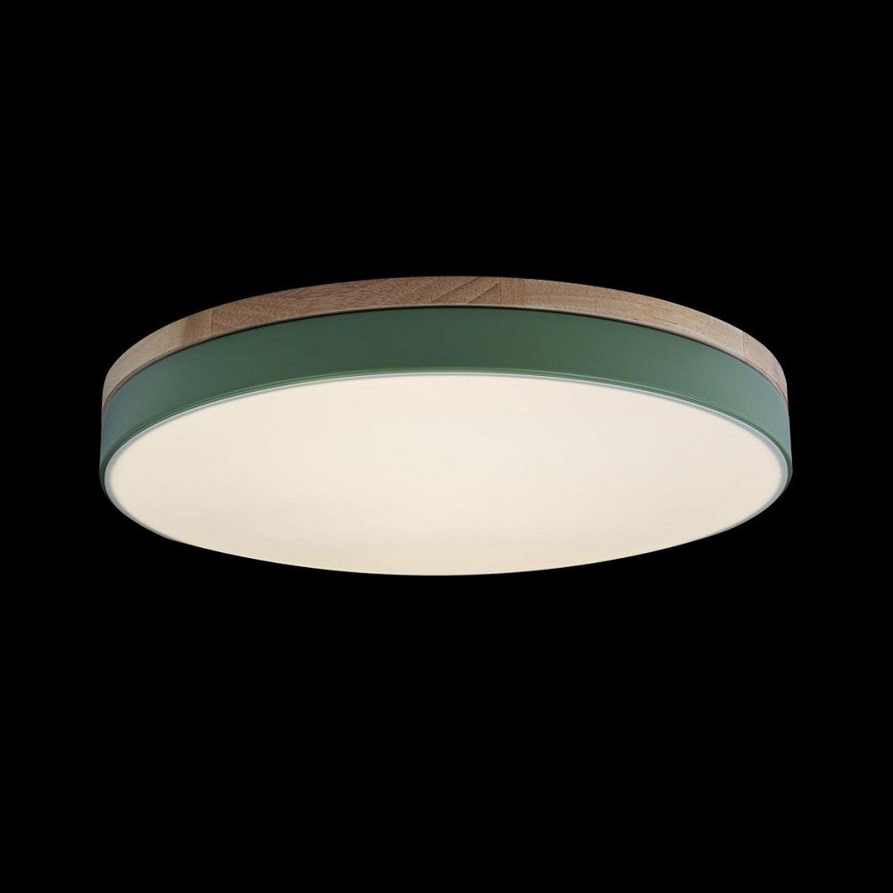 Качественная картинка LOFT IT Потолочный светильники 36 Вт D500*70мм зеленый пластиковый (арт. 10001/36 Green)