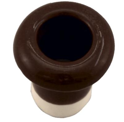 Втулка Леанза, фарфор, bruno (коричневый) (арт. ВМК)
