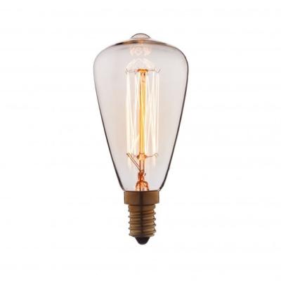 Лампочка Эдисона Лофт IT ST48, E14, 60W, прозрачная