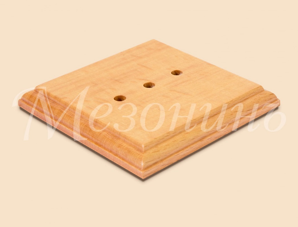 Ретро подложка Мезонин, коллекция Престиж, дерево, квадратная, без тонировки
