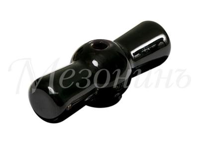 Ретро ручка для поворотного выключателя Мезонин, фарфор, черный