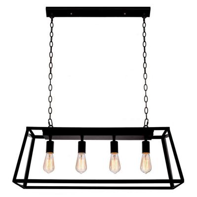 LOFT IT Люстры Подвесные люстры 4x60W Цоколь E27 L 1180 W 780 H 300 Металлическая арматура, цвет - ч