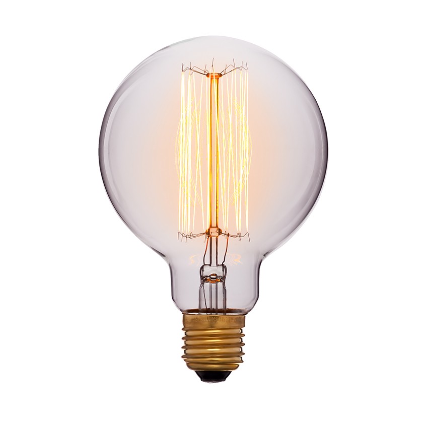 Качественная картинка Лампочка Sun Lumen G95, E27, 60W, прозрачная (арт. 052-290)