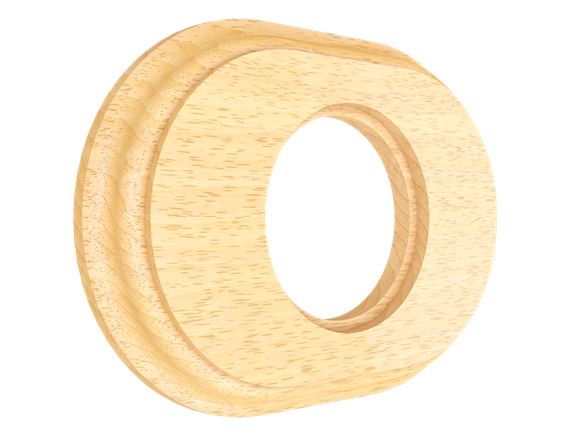 Ретро рамка Мезонин, серия Лахта, СенатЪ, дерево, овал, скрытый монтаж, бук натуральный