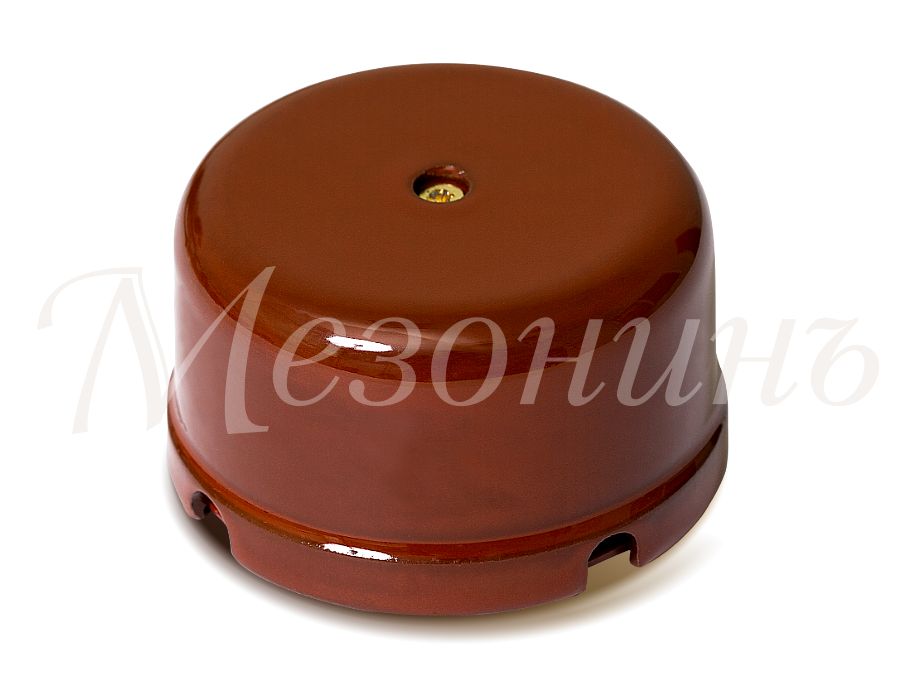 Коробка распределительная Мезонин, фарфор, коллекция Новая Голландия, коричневый