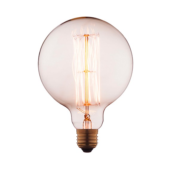 Качественная картинка Лампочка Эдисона Лофт IT Шар, E27, 60W, прозрачная