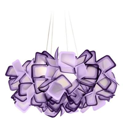 LOFT IT Подвесные светильники  2 лампы ESL или LED Цоколь E27 D 530 H 250-1400 фиолетовый пластик