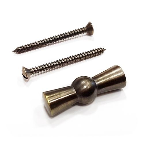 Качественная картинка Комплект с ручкой для выключателя Lindas, темная бронза