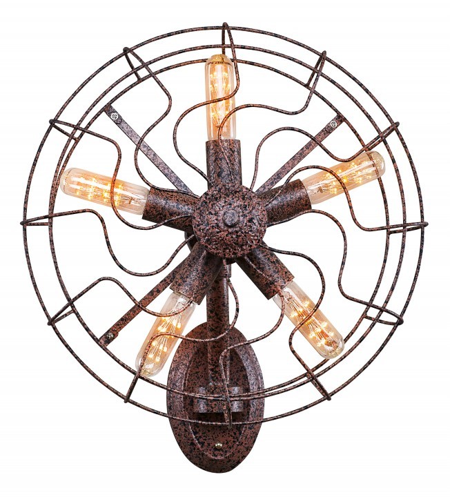 Качественная картинка LOFT IT Бра  5x60 Вт Цоколь E27 D 290 H 450 Выступ 450 Металлическая арматура цвета состаренный кори