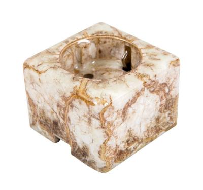 Ретро розетка Мезонин, серия QUADRA, коллекция Царское Село, фарфор, дворцовый мрамор