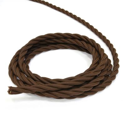 Ретро провод витой Lindas коричневый