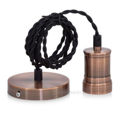 Подвес потолочный Sun Lumen, E27, длина 70, цвет красная медь (арт. 058-346)