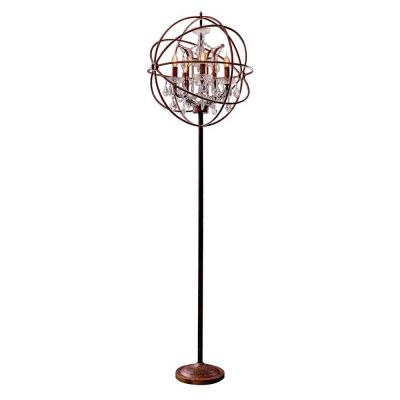 LOFT IT Торшеры  5x40 Вт Цоколь E14 D 550 H 1750 Металлическая арматура цвета состаренный коричневый LOFT IT Торшеры  5x40 Вт Цоколь E14 D 550 H 1750 Металлическая арматура цвета состаренный коричневый