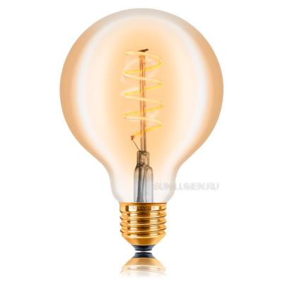 Лампочка LED Sun Lumen, E27 (5W), золотая, арт. 056-984