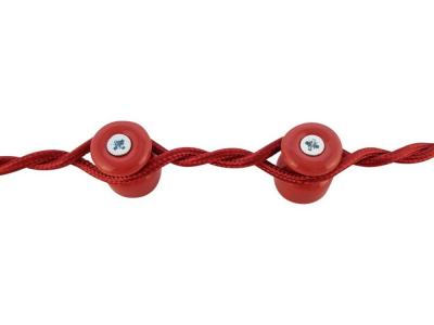 Изолятор Леанза, фарфор, гранатовый (арт. ИГ)