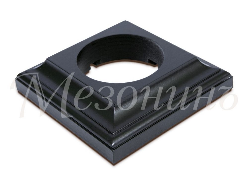 Ретро рамка Мезонин, коллекция Престиж, дерево, квадратная, наружный монтаж, венге