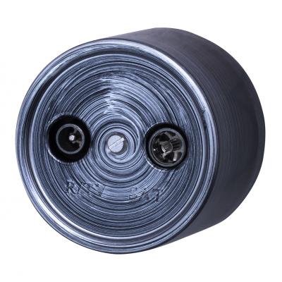 Ретро розетка ТВ Bironi, коллекция Лизетта, пластик серебряный век