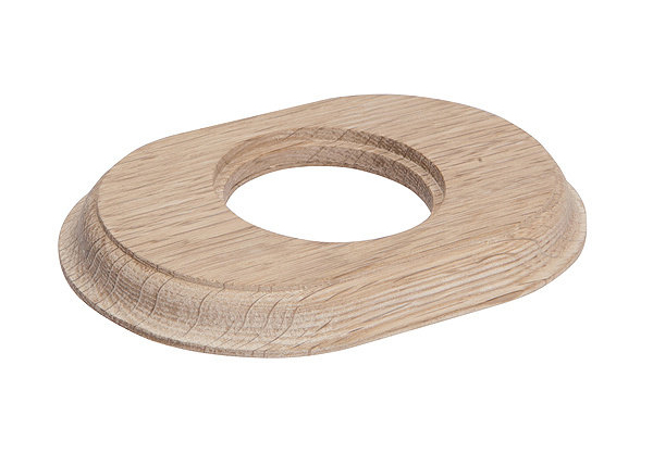 Ретро рамка Salvador, дерево, овальная, внутренний монтаж, не крашенный