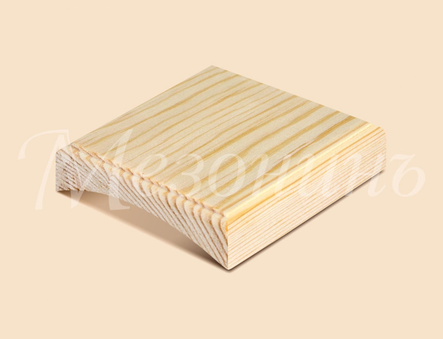 Качественная картинка Ретро накладка на бревно Мезонин, коллекция "Классика", прямоугольная, дерево, без тонировки